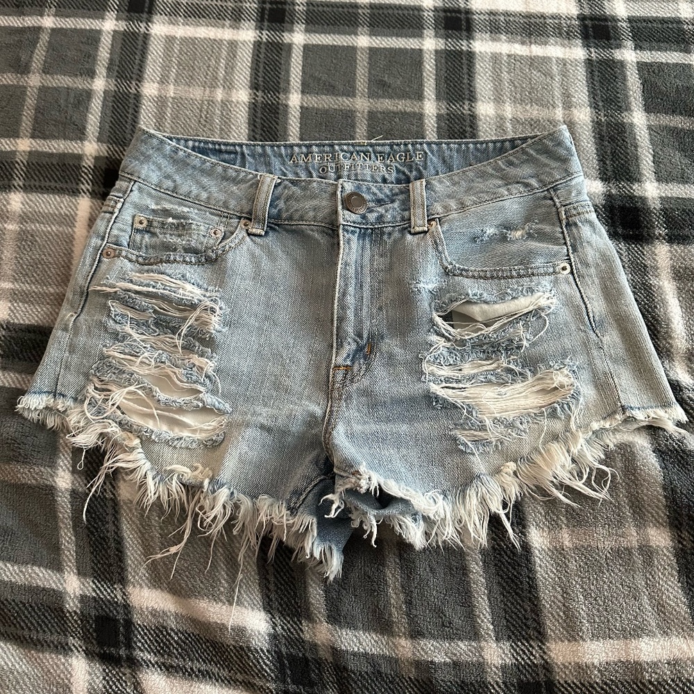 American eagle high rise festival shorts size 4